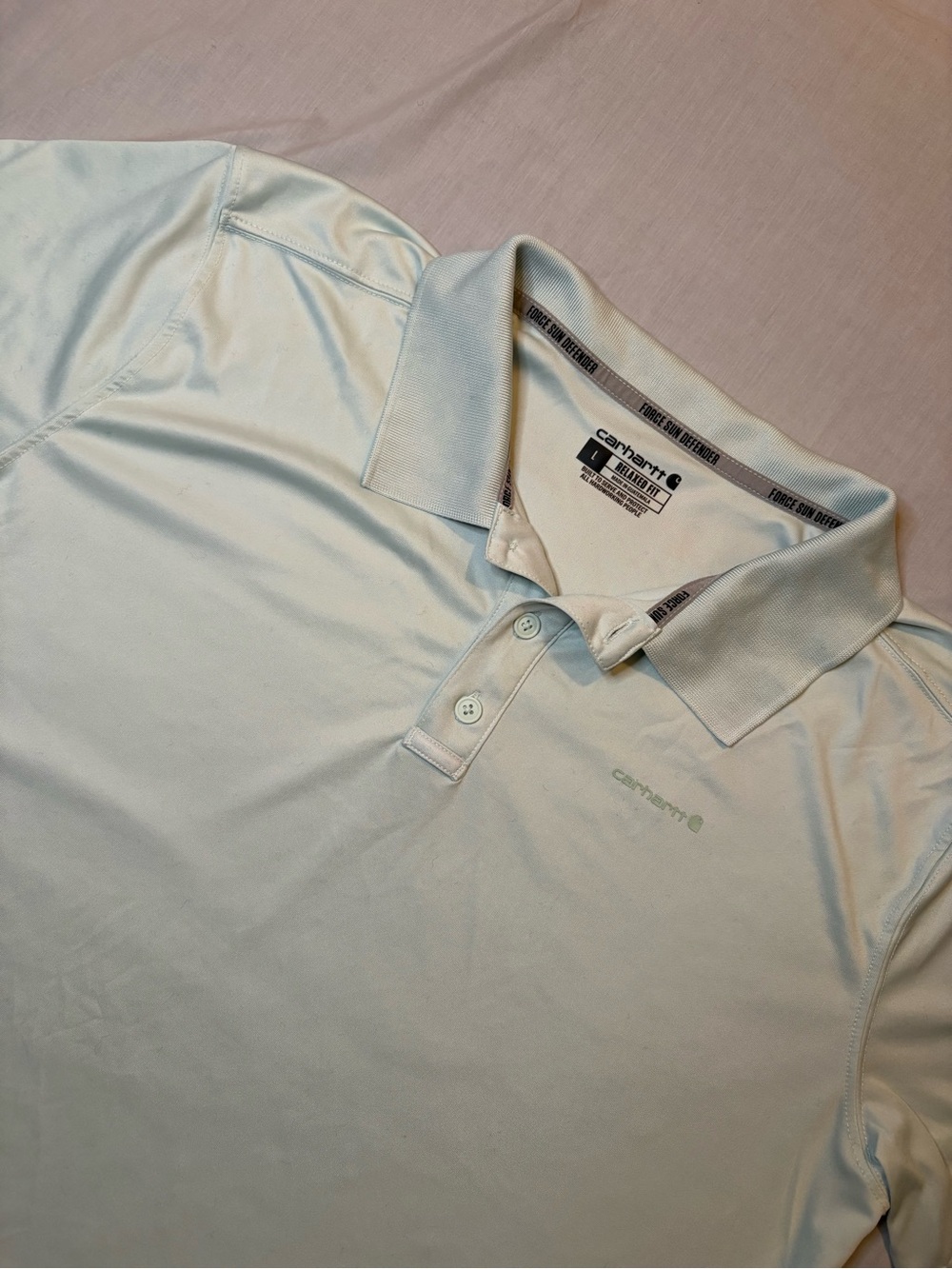 Carhartt Men's Light Mint Performance Polo